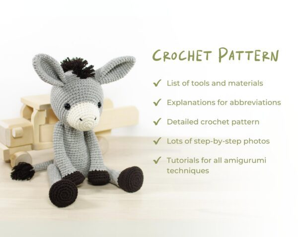 Crochet Donkey Pattern