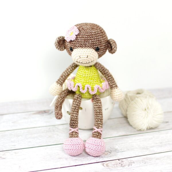 Crochet Pattern - Monkey Ballerina