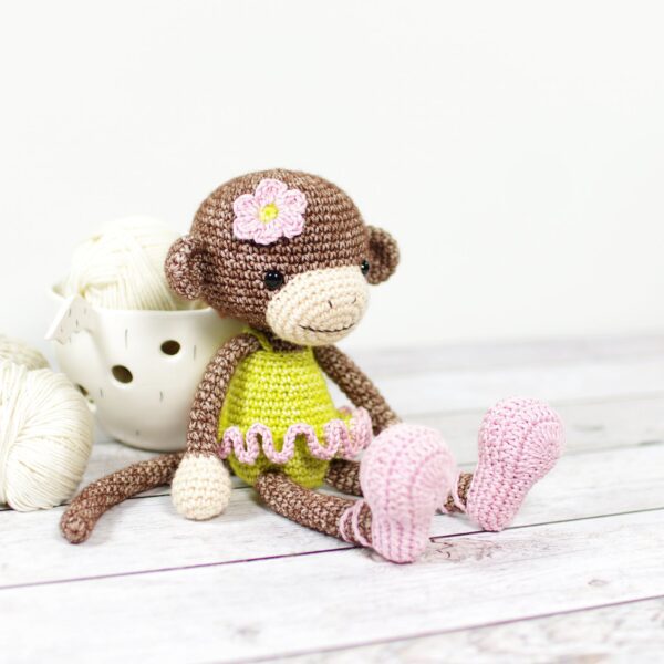 Crochet Pattern - Monkey Ballerina