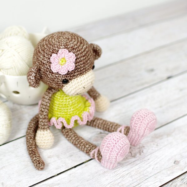 Crochet Pattern - Monkey Ballerina