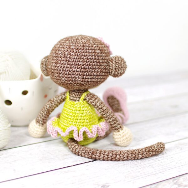 Crochet Pattern - Monkey Ballerina