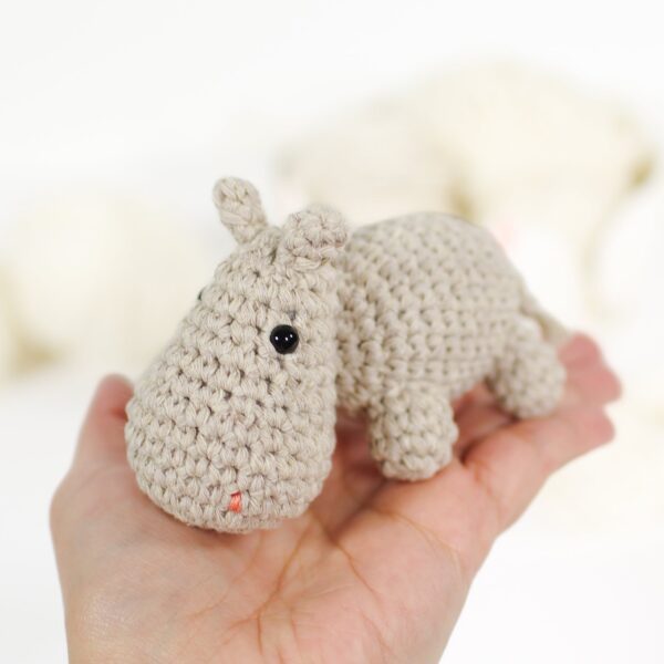 Crochet Pattern - Small Amigurumi Hippo