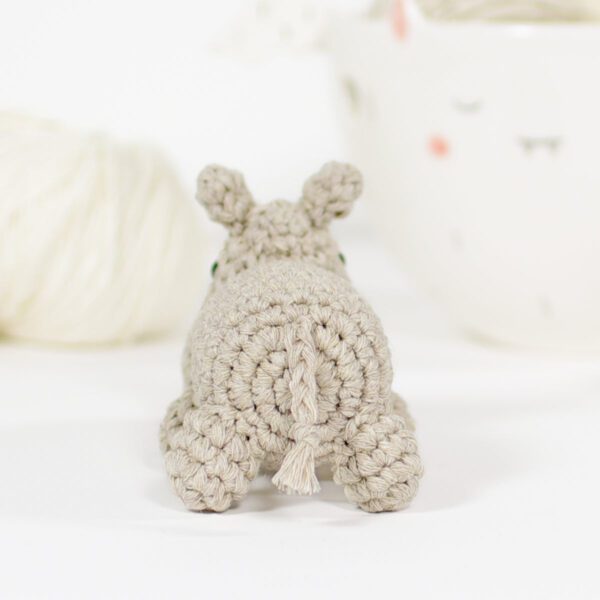 Crochet Pattern - Small Amigurumi Hippo