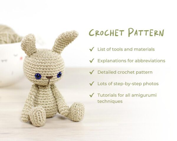 Crochet Pattern - Small Bunny