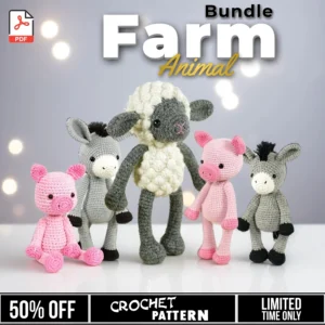 6 in 1 Farm Animals Bundle